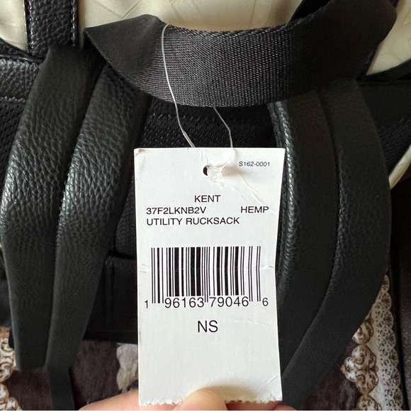 MICHAEL KORS Signature Logo Kent Hemp Rucksack Nylon Utility Backpack NWT - Picture 14 of 16